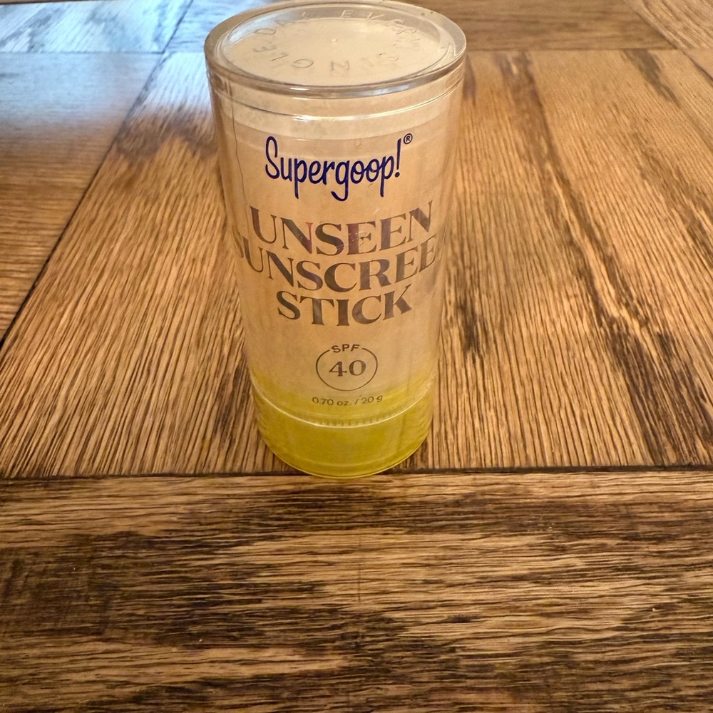 Supergoop! Unseen Sunscreen Stick SPF 40 - Clear and Yellow